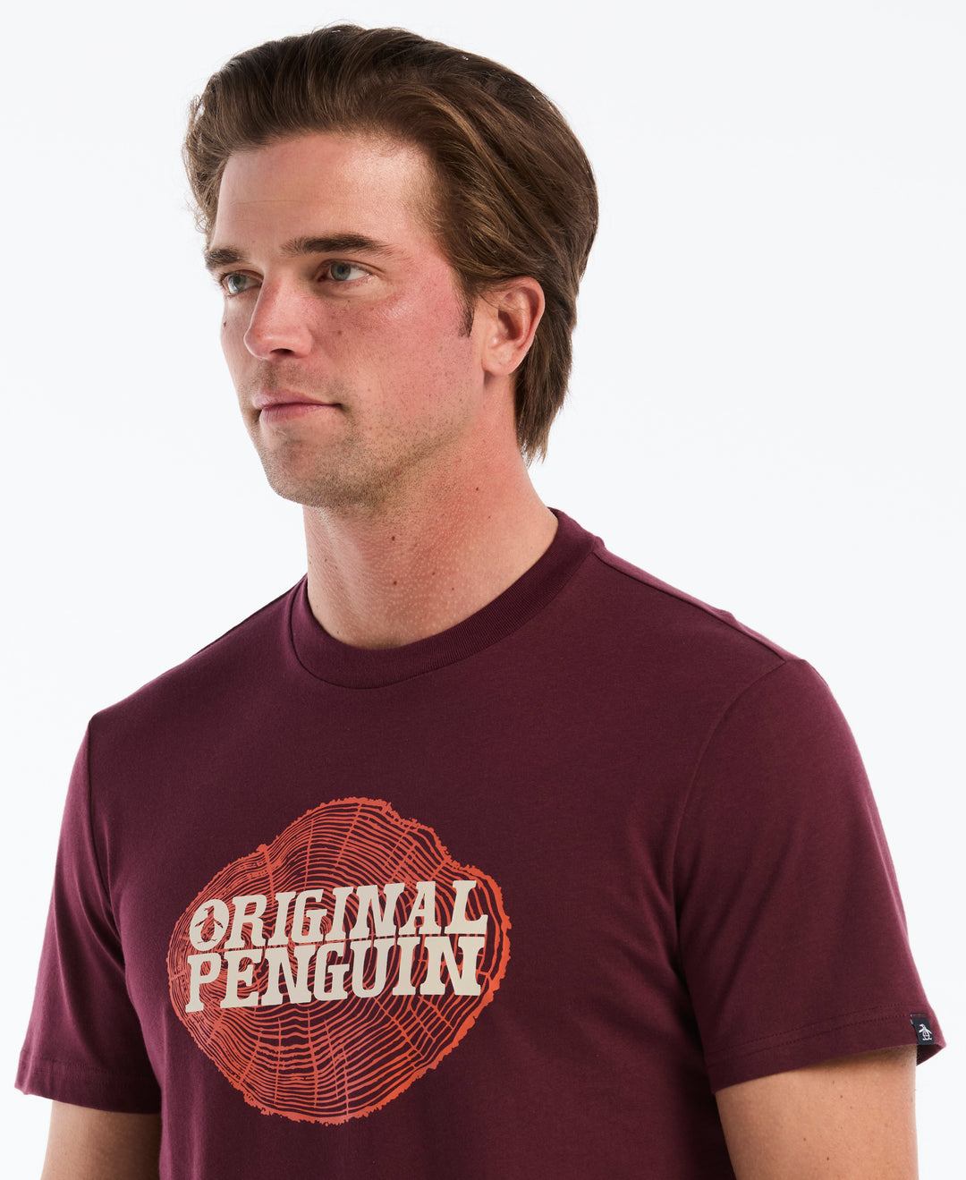 Men's Cotton Tree Ring Graphic Tee (Port Royale) 