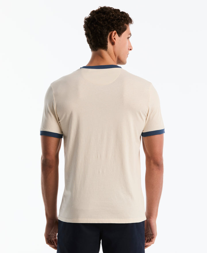 Tropical Drink Graphic Ringer Tee (Birch) 