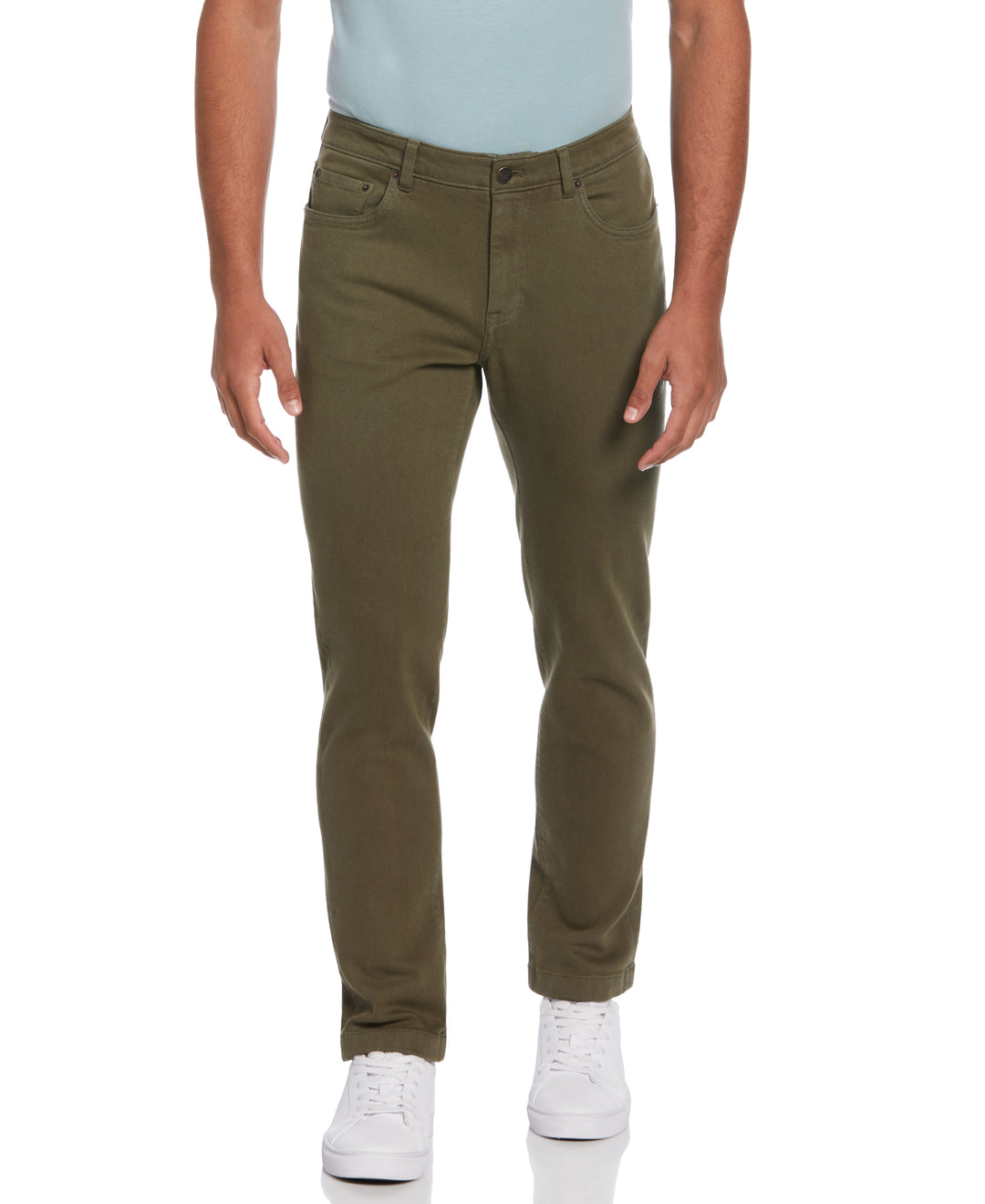 Twill 5 Pocket Pant (Dusty Olive) 