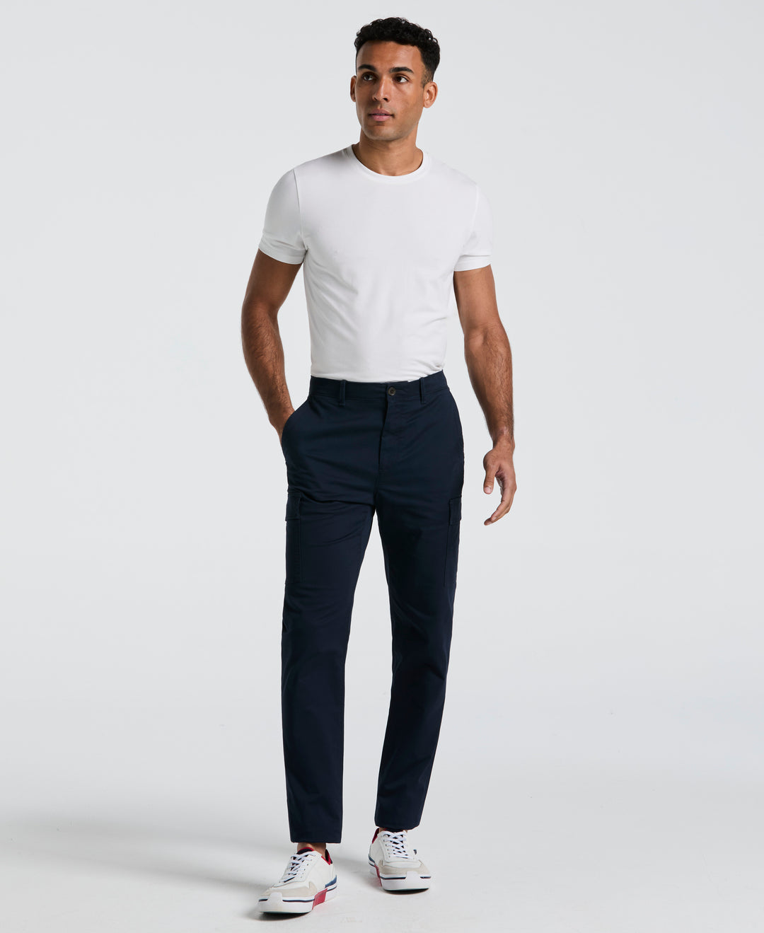 Twill Cargo Trousers (Dark Sapphire) 