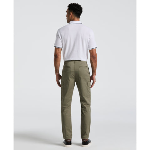 Twill Cargo Trousers (Dusty Olive) 