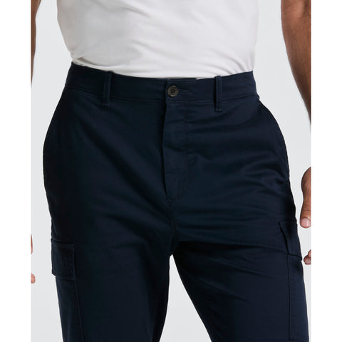 Twill Cargo Trousers (Dark Sapphire) 