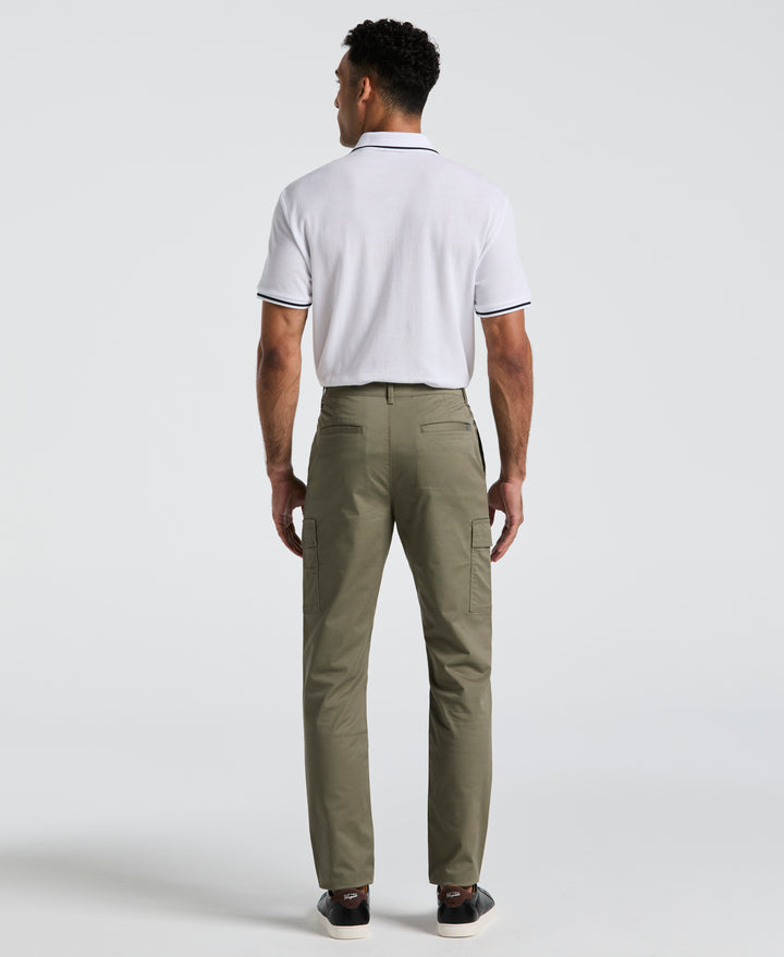 Twill Cargo Trousers (Dusty Olive) 