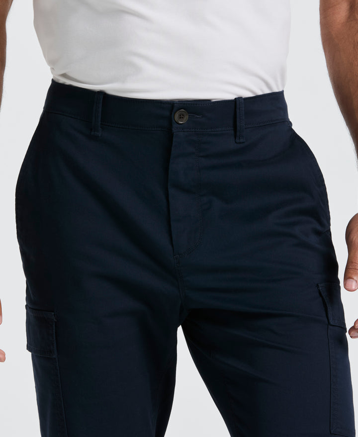 Twill Cargo Trousers (Dark Sapphire) 