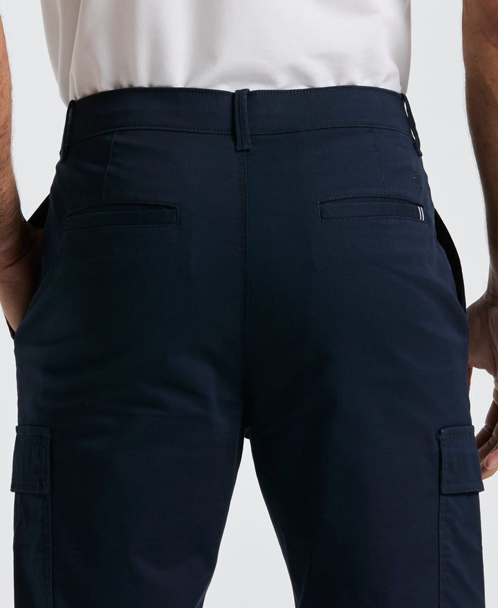 Twill Cargo Trousers (Dark Sapphire) 