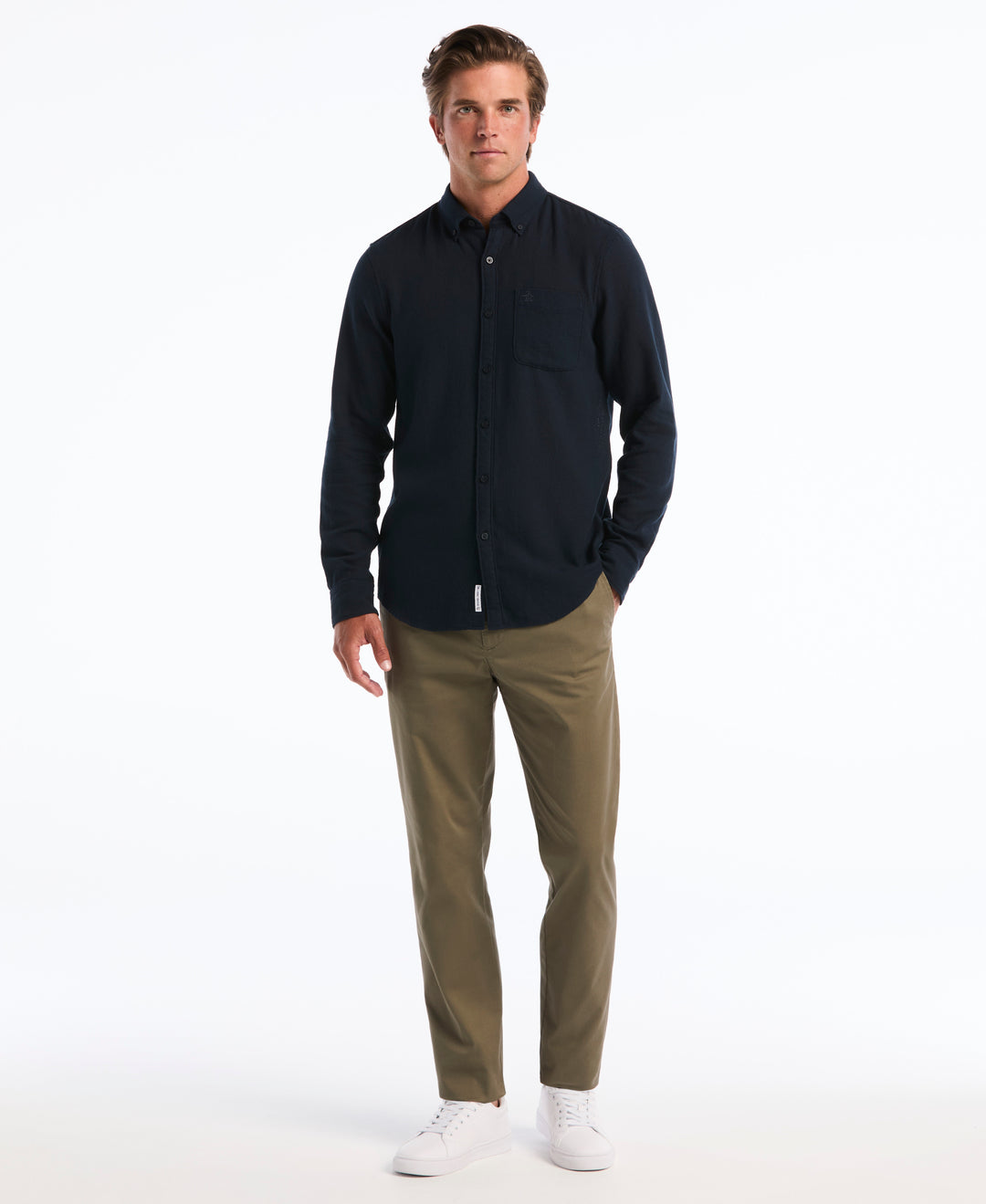 Stretch Twill Chino Pant (Dusty Olive) 