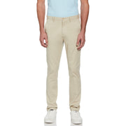 Slim Fit Stretch Chino Flat Front Pant (Agate Gray) 