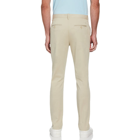 Slim Fit Stretch Chino Flat Front Pant (Agate Gray) 