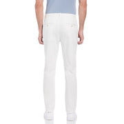Slim Fit Stretch Chino Flat Front Pant (Bright White) 