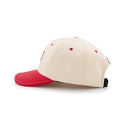 Two-Tone Canvas Hat (Red) 