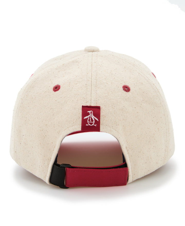Two-Tone Canvas Hat (Red) 