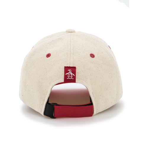 Two-Tone Canvas Hat (Red) 