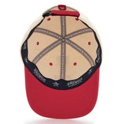 Two-Tone Canvas Hat (Red) 