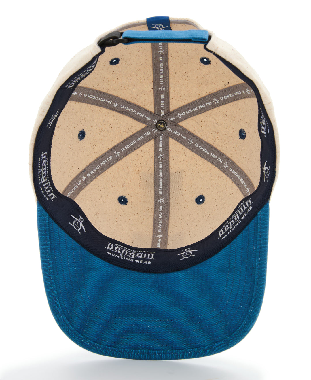 Two-Tone Canvas Hat (Copen Blue) 