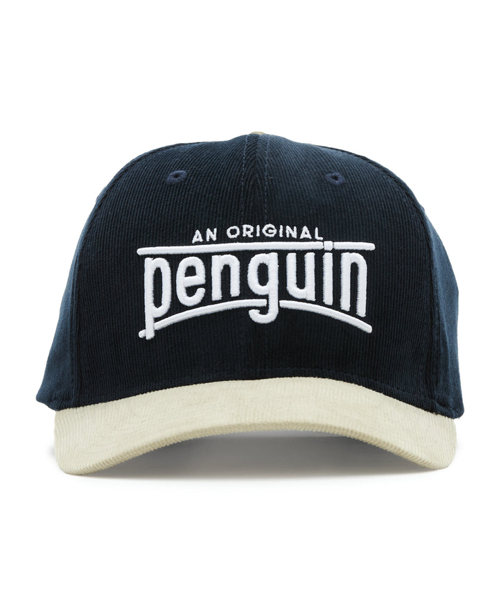 Two-Tone Corduroy Cap (Black Iris) 