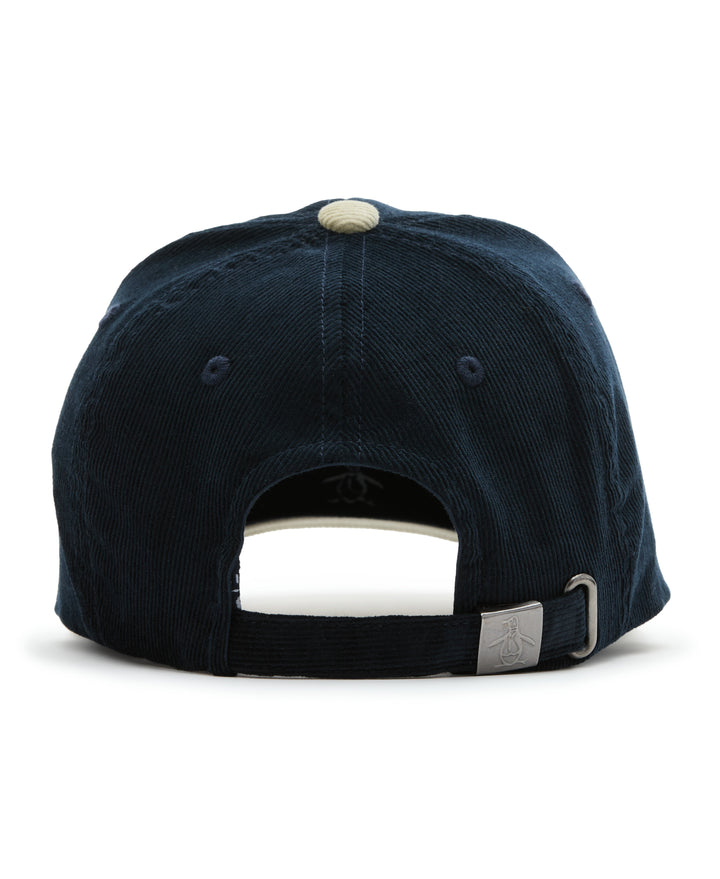 Two-Tone Corduroy Cap (Black Iris) 