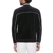 Velour Earl Track Jacket (True Black) 