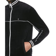 Velour Earl Track Jacket (True Black) 