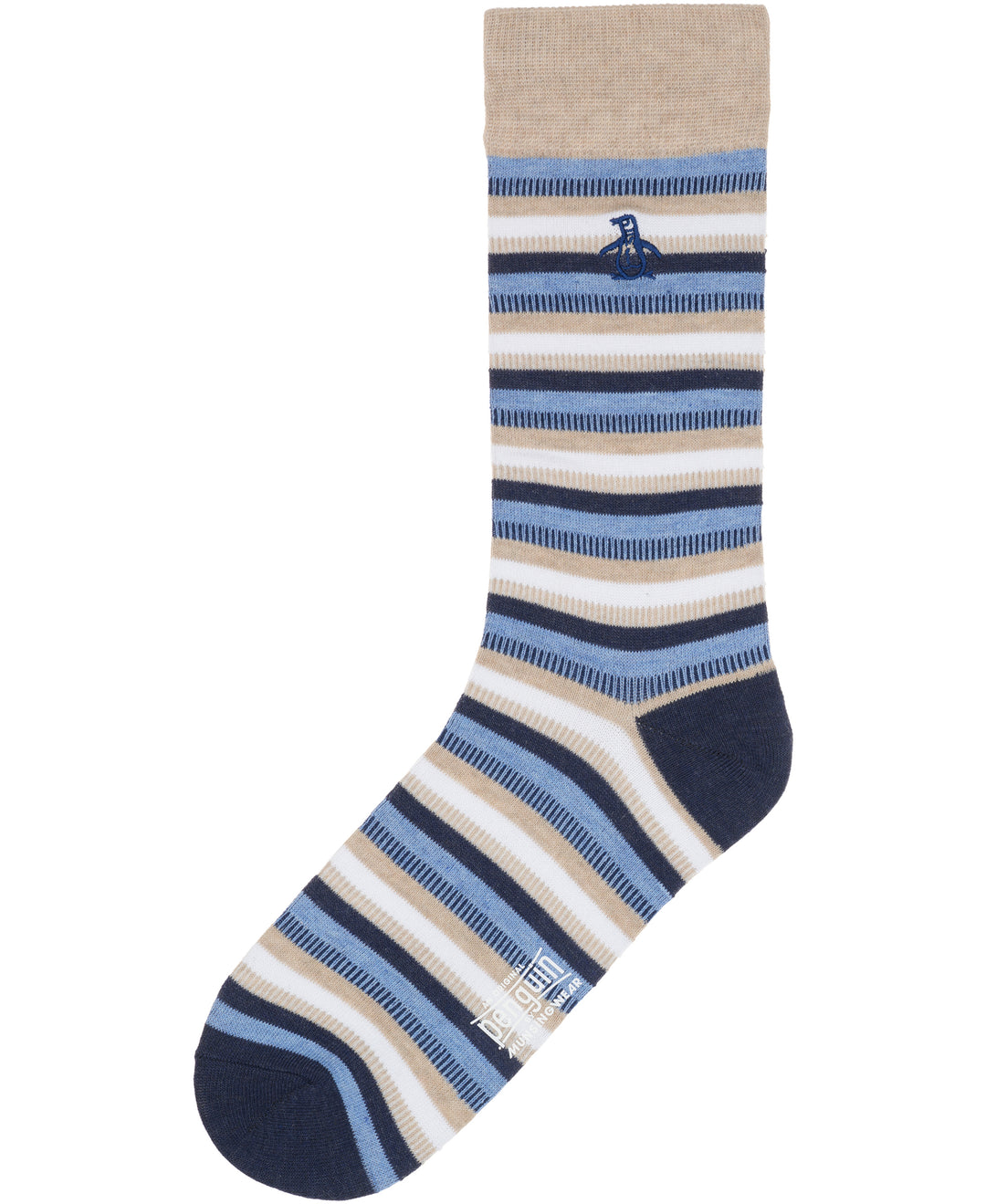 Ventura Stripe Sock (Taupe) 