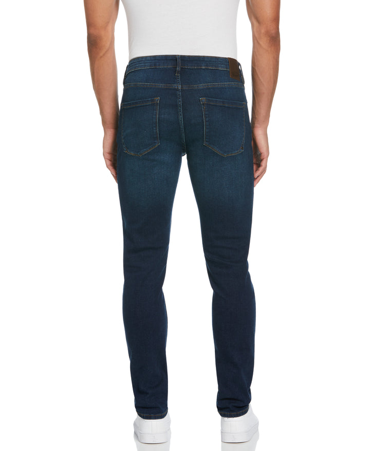 Vintage Wash Slim Fit Stretch Denim Trousers (Medium Vintage) 