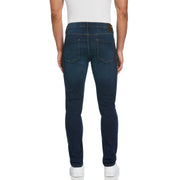 Vintage Wash Slim Fit Stretch Denim Trousers (Medium Vintage) 
