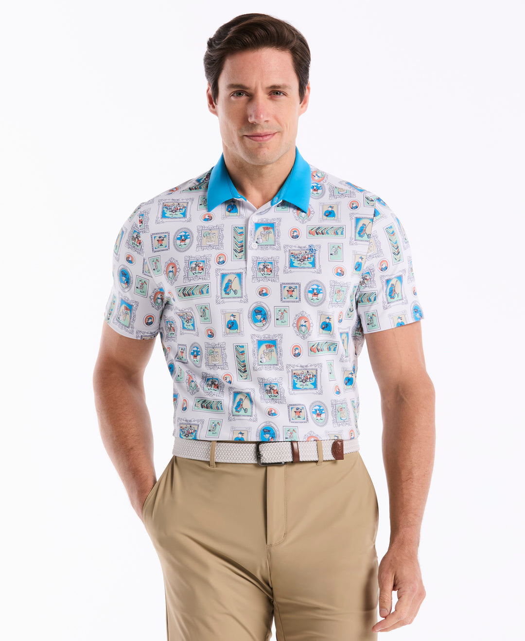 Wall Of Fame Golf Polo  (Bright White) 
