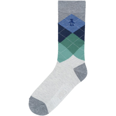 Wallace Argyle Dress Sock (Cream) 