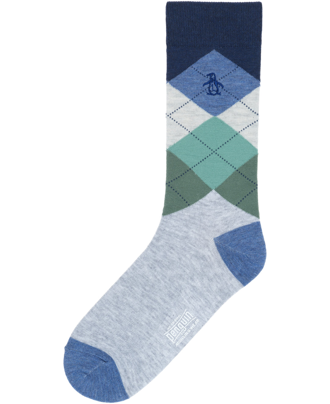 Wallace Argyle Dress Sock (Light Grey) 