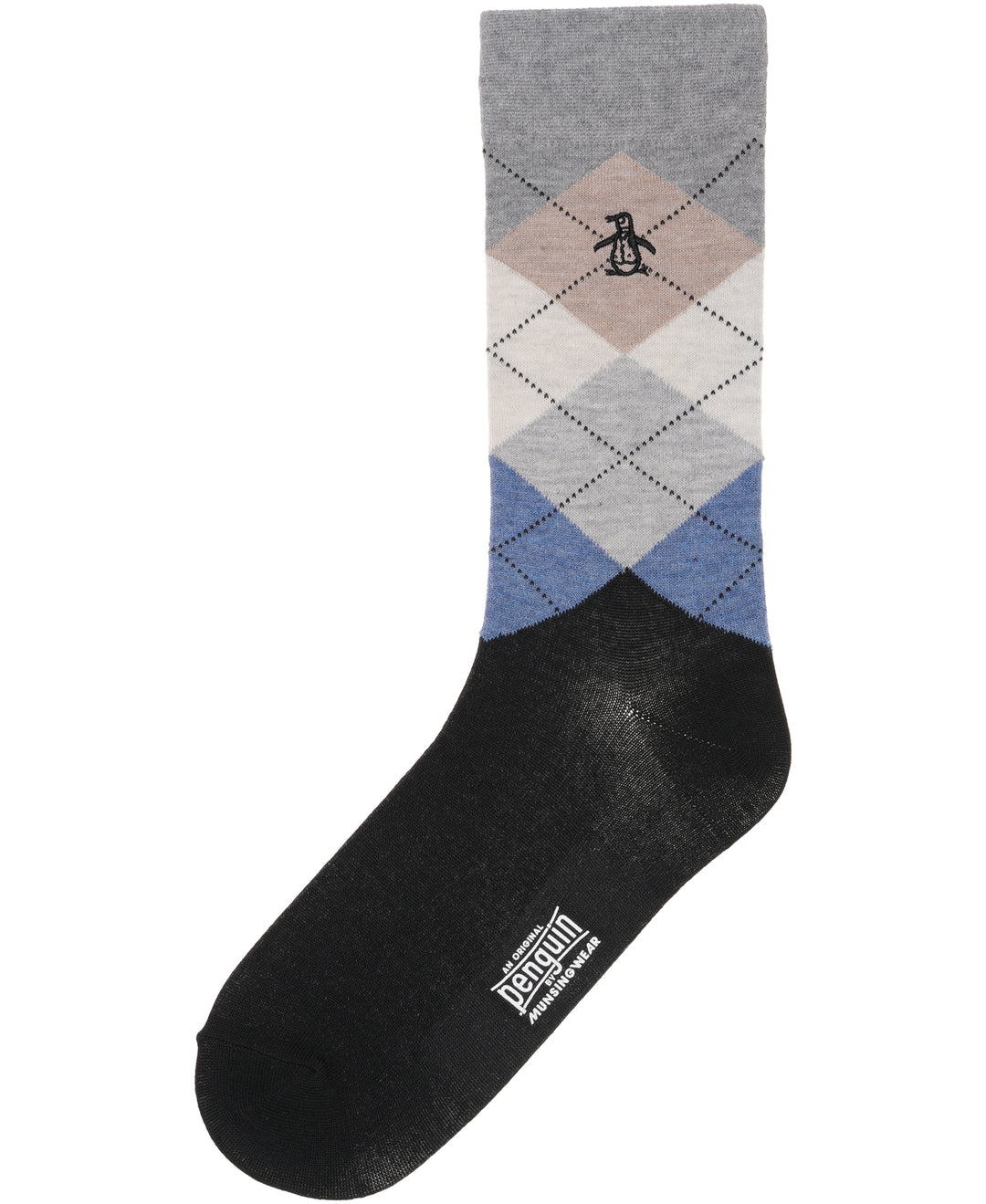 Walters Argyle Dress Sock (Black) 