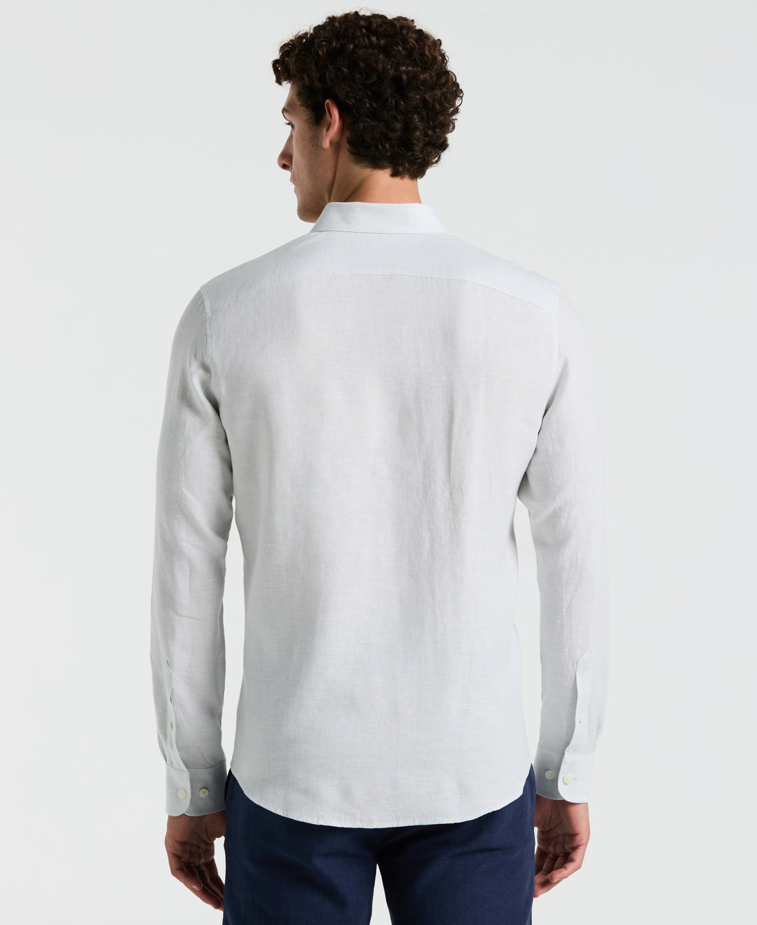 Washed Linen Shirt (Ballad Blue) 