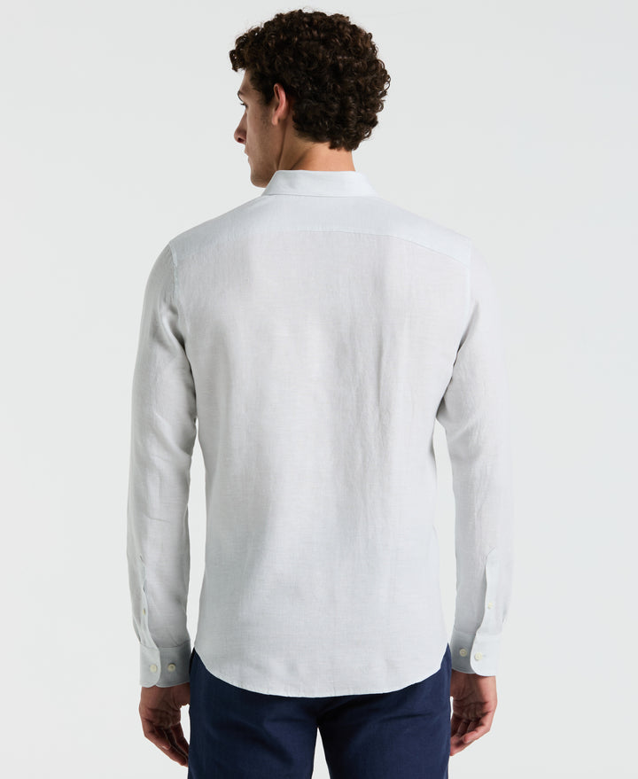 Washed Linen Shirt (Ballad Blue) 