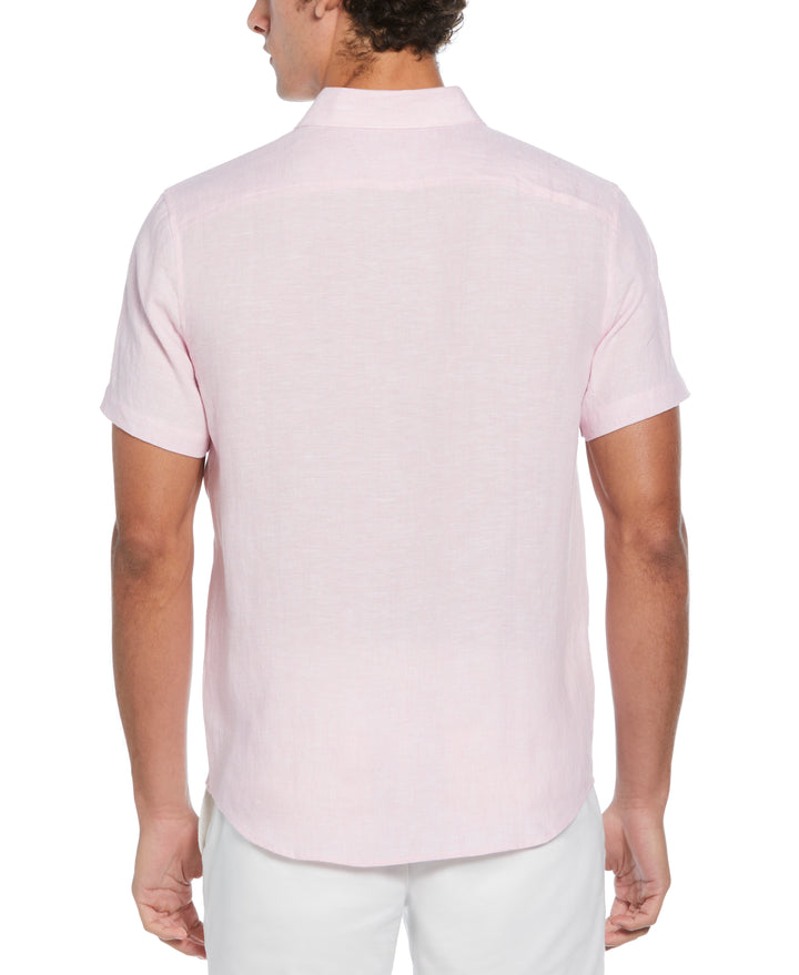 Washed Linen Shirt (Parfait Pink) 