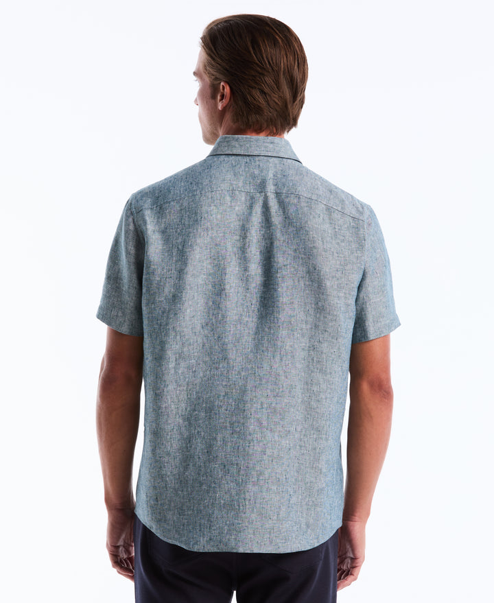 Washed Linen Shirt (Reflecting Pond) 
