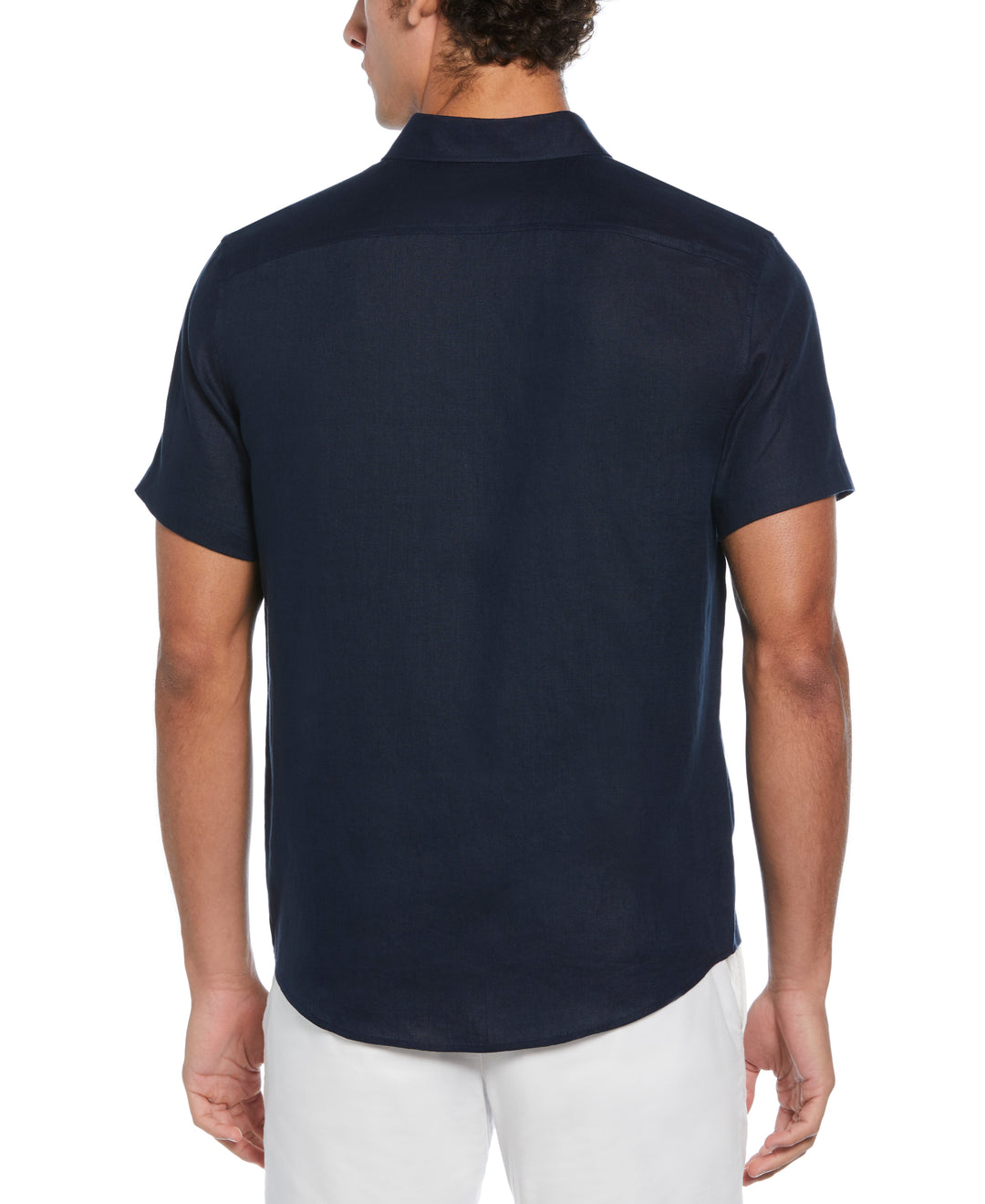 Washed Linen Shirt (Dark Sapphire) 