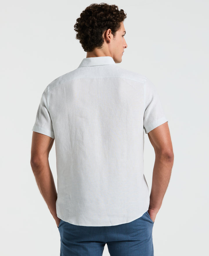 Washed Linen Shirt (Ballad Blue) 