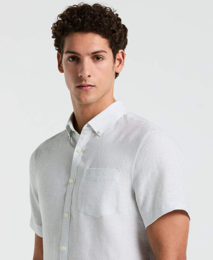 Washed Linen Shirt (Ballad Blue) 