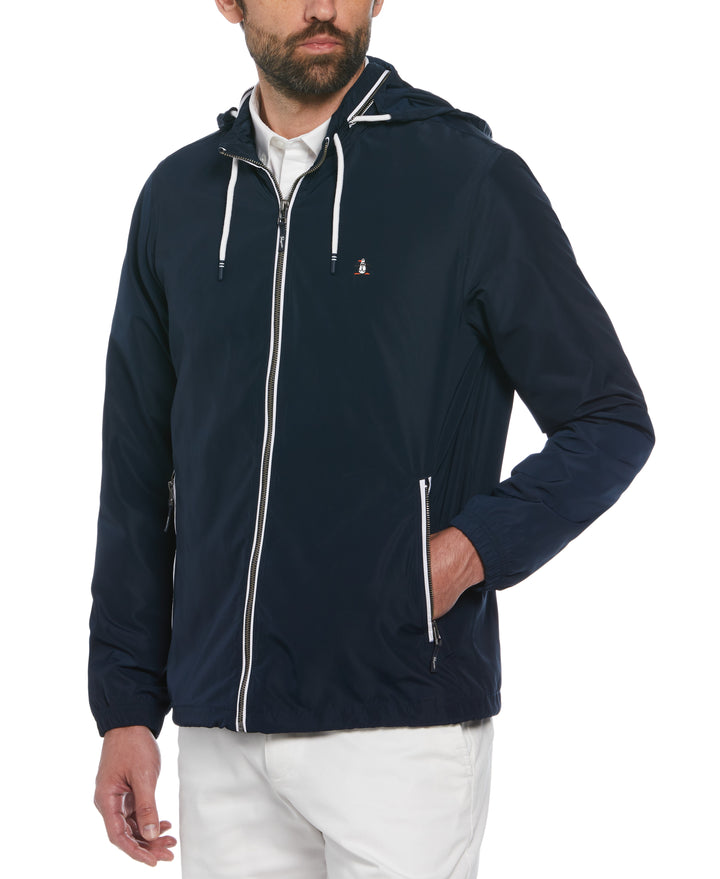 Water Resistant Lined Ratner Jacket (Dark Sapphire) 