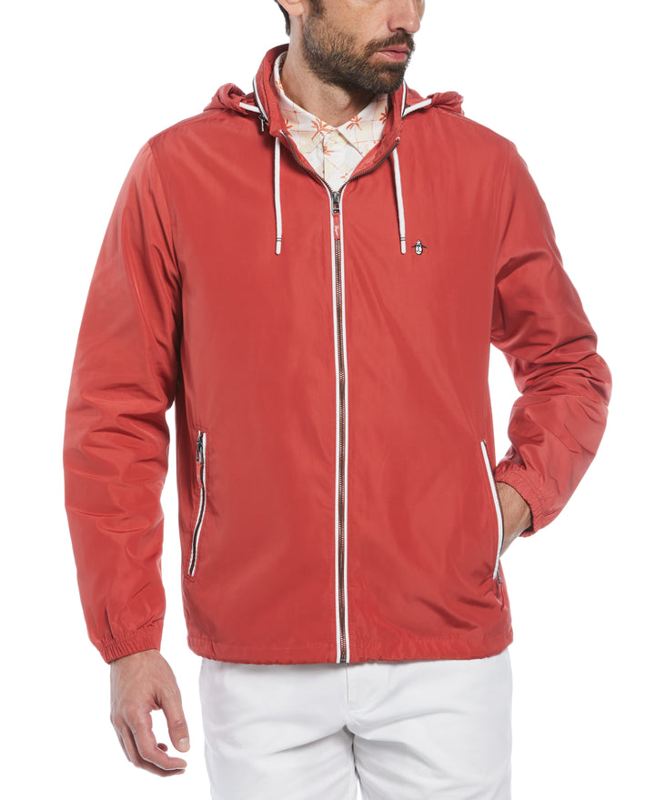 Water Resistant Lined Ratner Jacket (Mineral Red) 