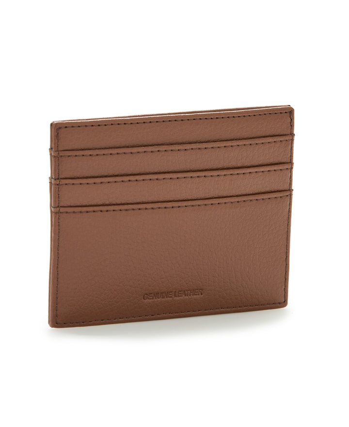 Wavy Card Case (Tan) 