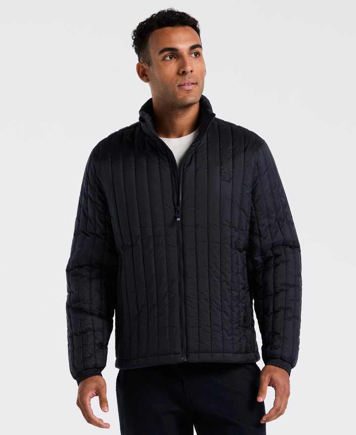 Recycled Polyester Quilted Jacket (Dark Sapphire) 