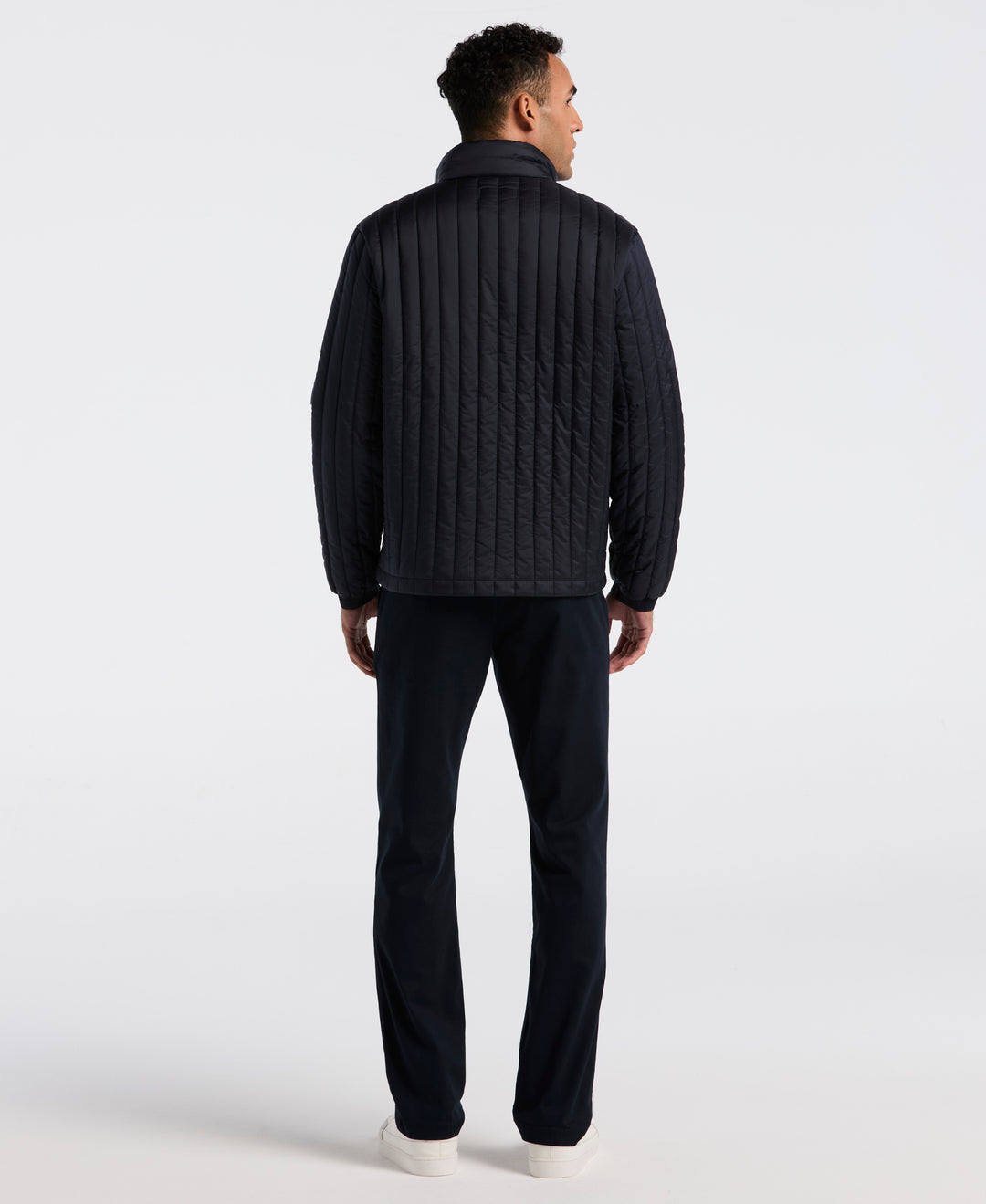 Recycled Polyester Quilted Jacket (Dark Sapphire) 