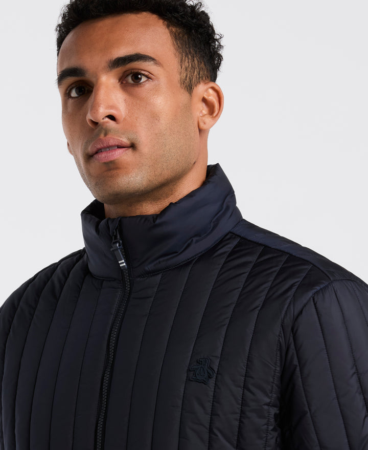 Recycled Polyester Quilted Jacket (Dark Sapphire) 