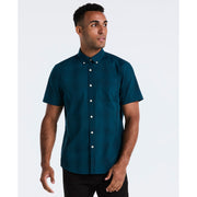Stretch Tonal Plaid Shirt (Reflecting Pond) 