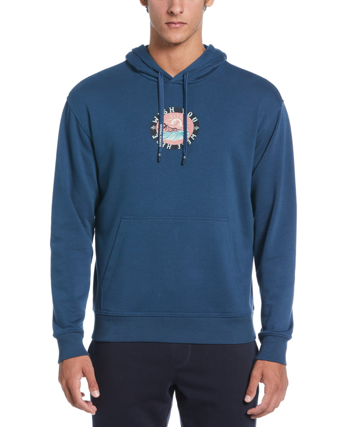 Wish You Were Here Hoodie  (Blue Wing Teal) 