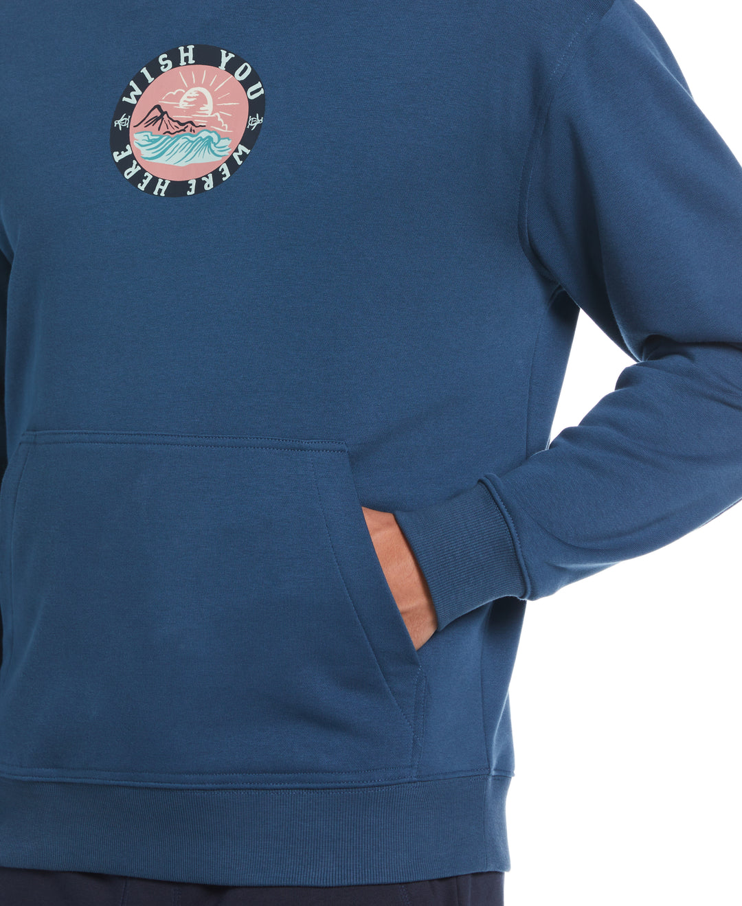 Wish You Were Here Hoodie  (Blue Wing Teal) 
