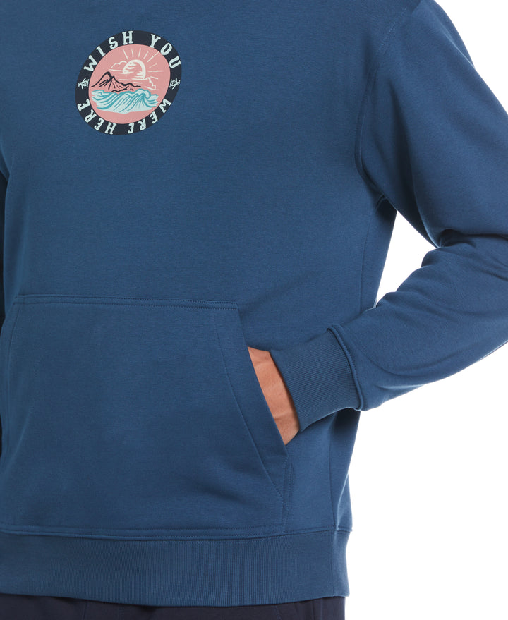 Wish You Were Here Hoodie  (Blue Wing Teal) 