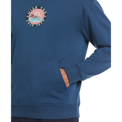 Wish You Were Here Hoodie  (Blue Wing Teal) 