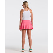 13" Jacquard Grid Tennis Skort (Camellia Rose) 