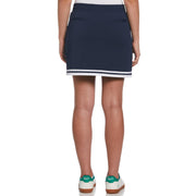 Womens Essential Color Block Skort (Black Iris) 
