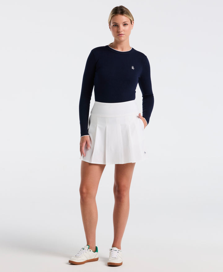 Pleated 17" Golf Skort (Bright White) 